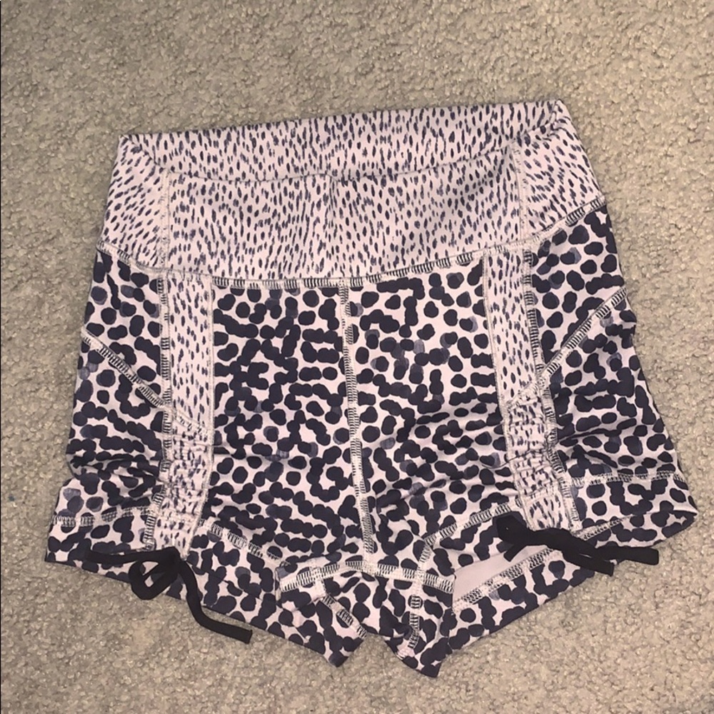 Lululemon Cheetah Spandex Shorts (size 4)